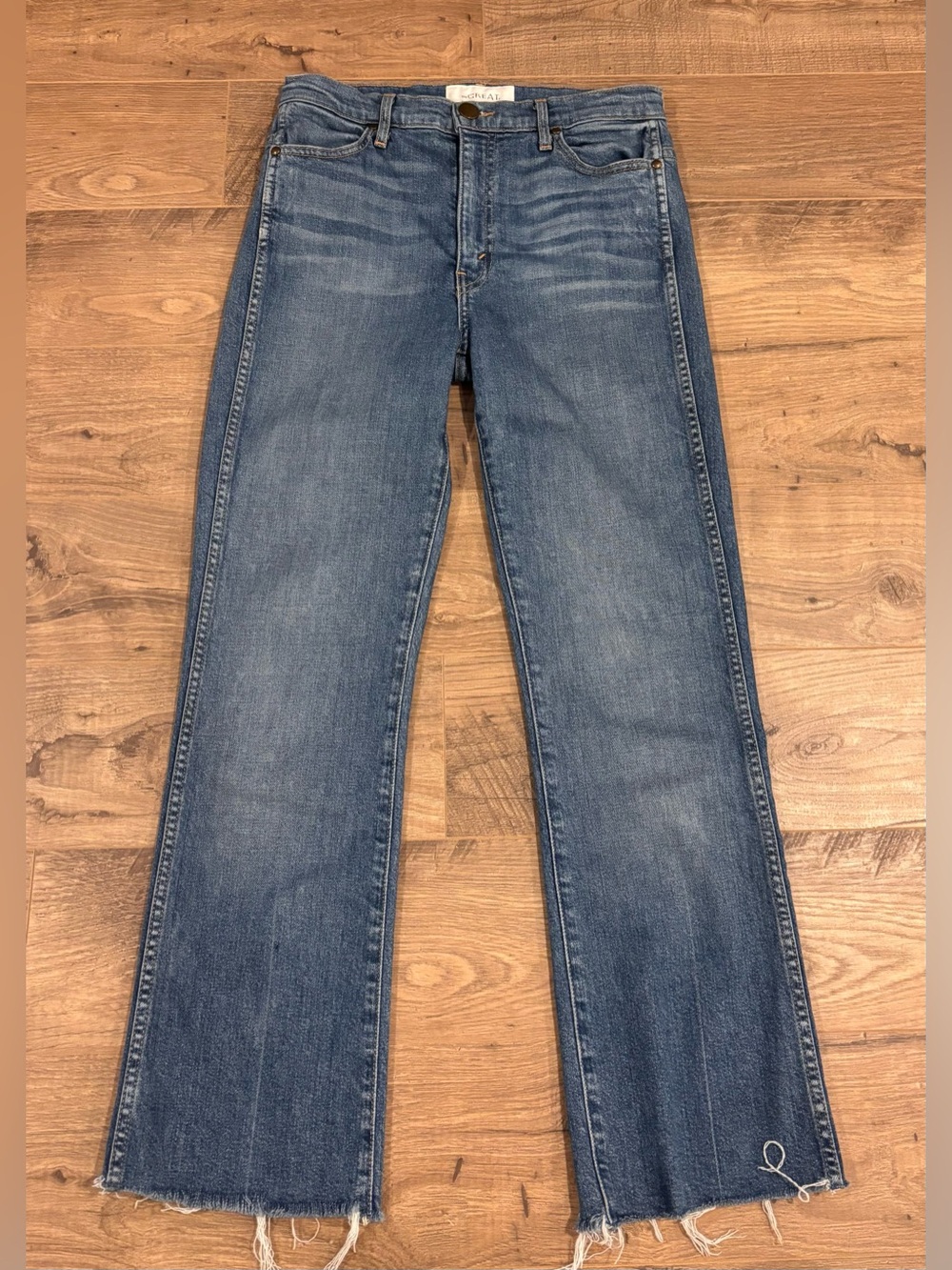 The Great. The Nerd Raw Hem Stretch Jeans – Size 26